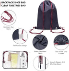 Lightweight Compression Packing Cubes for Suitcases, Compressible Expandable Travel Packing Organizer with Clear Toiletries and Backpack Bag, Travel Essentials for Carry on Luggage 7 Set