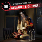 Energizer Universal Plus LED Headlamp, Lightweight Bright Headlamp for Outdoors, Camping and Emergency Light for Adults and Kids, Includes Batteries, Pack of 2