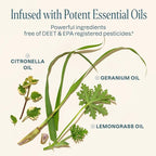 Cliganic 20 Pack Mosquito Repellent Bracelets for Adults & Kids - Natural DEET-Free Bands, Individually Wrapped