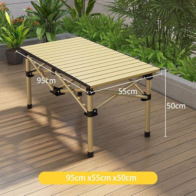 Camping Folding Table Lightweight Outdoor Portable Desk Beach Camp Foldable Tables for Picnic Grill BBQ