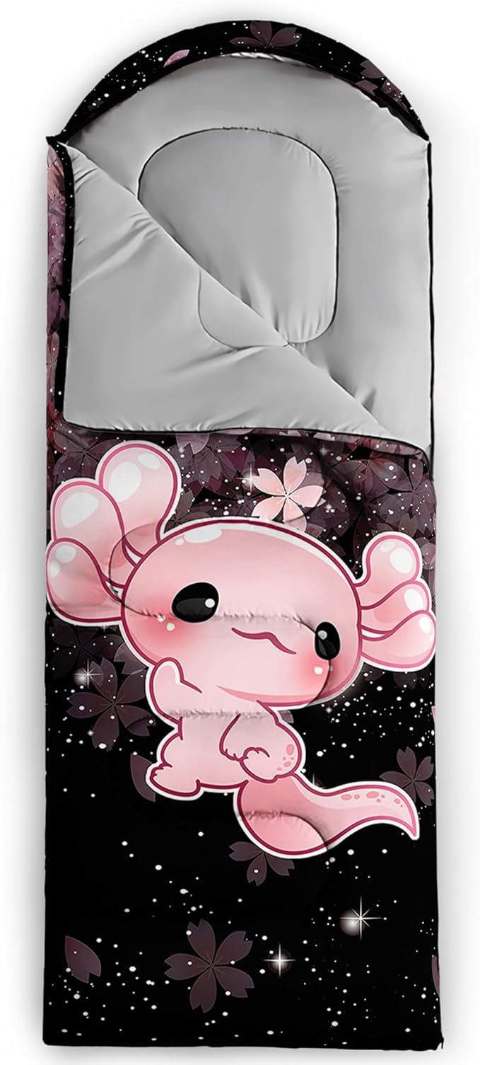 QOOMO Camping Sleeping Bags,3 Season Warm & Cool Weather,Lightweight,Waterproof Sleeping Bags for Adults & Kids,Traveling,and Outdoors,Camping Gear Equipment