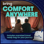 EnerPlex Air Mattress with Built in Pump - Self-Inflating Blow Up Mattress with Neck Support - Inflatable Air Bed for Portable Travel & Home Use