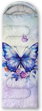 QOOMO Camping Sleeping Bags,3 Season Warm & Cool Weather,Lightweight,Waterproof Sleeping Bags for Adults & Kids,Traveling,and Outdoors,Camping Gear Equipment