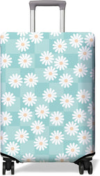 Travel Luggage Cover Suitcase Protector Fits 18-32 Inch Wheel Covers PatternedTravel Related Items Flower Luggage Protector Elastic M