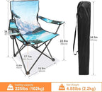 Northroad Camping Chair Portable Camp Chair, Folding Lawn Chair with Cup Holder for Outdoor Camping, Hiking, Travel, Patio, Beach, Picnics