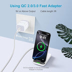 Fast Wireless Charging Station for Google Pixel 10/9a/9/9 Pro/9 Pro XL/Fold/8 Pro/8a/8/7 Pro, Android Phone Wireless Charger Stand Desk with QC3.0 Adapter for Samsung Galaxy S25/S24 Ultra iPhone 17 16