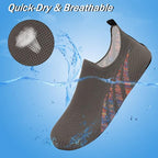 ANLUKE Womens Mens Water Shoes Barefoot Quick-Dry Aqua Socks for Beach Swim Surf Water Sport