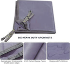 REDCAMP Large Waterproof Camping Tarp Lightweight, Multifunctional Insulated Tent Footprint for Camping Hiking Backpacking, Grey 106"x83"