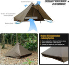 OneTigris Tetra Ultralight Tent, Upgraded, 1-2 Person, Waterproof, 3 Season, Ideal for Camping Hiking Trekking Backpacking Bushcraft