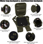PETAC GEAR Tactical Molle Hydration Pack for 1.5L - Lightweight Water Reservoir Bag for Molle Vest Backpack, for Hiking, Hunting