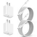 Fast Apple iPhone Charger,2Pack Apple Charge Cable iPhone Charger Fast Charging 6Foot Phone Charging USB C Charge Adapter 6FT Type C to Lightning Cable for iPhone 14/13/12/11 Pro Max/XR/XS/SE2022/iPad