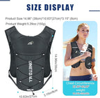 Running Vest for Women & Men, Lightweight 150g Hydration Backpack, 6L Pack for Trail Running, Marathon, Hiking, Cycling, Jogging, Adjustable Fit
