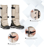 Snake Gaiter, Gaiters for Hunting, Waterproof Snake Chap for Men and Women,Shoe Boot Leg Gaiter with Adjustable Size