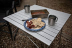 ALPS Mountaineering Aluminum Roll-Top Camp Table with Fast Setup and Compact Storage