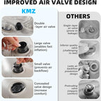 KMZ Inflatable SUV Air Mattress for Car, Truck & Camping – Portable Thickened Car Bed for Travel, Includes 2 Pillows & Electric Pump