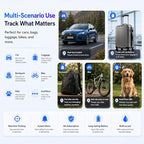 GPS Tracker for Vehicles,Magnetic Waterproof Car Tracker, No Monthly fees, Mini Portable GPS Tracker for Cars, Trucks, Motorcycle, Anti-Theft（Android Only）