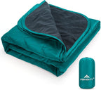 Forceatt Camping Blanket, 79" X 57" Large Outdoor Blanket, Sandproof, Waterproof for Outdoor Festivals, Beaches, Picnics, Stadium，Camping, Parks, Hiking, Travel, Family Suitable for 4 Seasons.