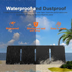 40W Portable Solar Panels,Mini Foldable Solar Panel with DC5.5,USB-C,USB-A Ports for Power Stations,Cellphones,Power Bank with Durable Coated and IPX5 for Camping Hiking Backpacking