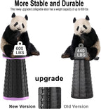 2025 Upgraded Portable Folding Stool, Collapsible Stools, 600lbs Max Weight, Lightweight But Sturdy, Telescoping Foldable Camping Stool for Outdoor Fishing Hiking Travel BBQ