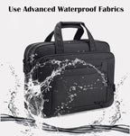 Briefcase Bag 15.6 Inch Laptop Messenger Bag Business Office Bag for Men Women, Shoulder Bag fit for Computer Notebook MacBook Hp Dell Lenovo Asus Apple