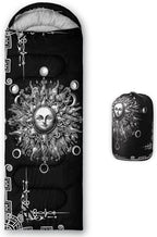 AILONEN Pink Lovely Rabbit Sleeping Bag for Girls Kids Adults,Warm and Cool Weather,Lightweight,Waterproof Backpacking,Cartoon Flowers Printed Bunny Sleeping Bag for Camping