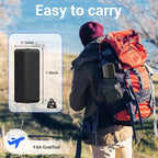 Power Bank with AC 100W,Portable Laptop Charger,98Wh/27000mAh External Battery for Laptop,PD 65W Type-C,Compatible for Outdoor RV Camping Travel Emergency Backup Home