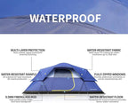 EchoSmile 10/12 Person Camping Tent Waterproof Windproof Tent with Rainfly Easy Set up for Outdoor Family Camping, Party