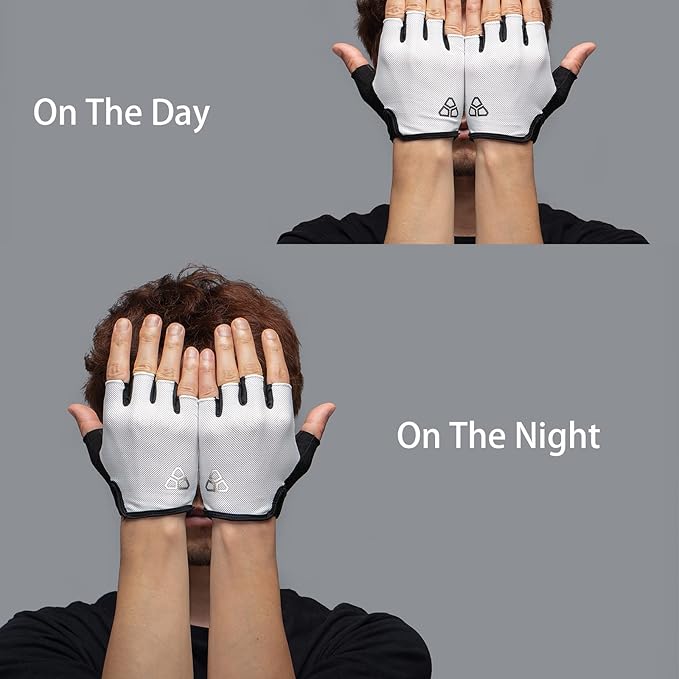 Cycling Gloves - Anti-Slip, Shock-Absorbing XRD Pad, Light Weight Breathable MTB Biking Gloves for Men & Women