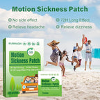 (2026 New) Motion Sickness Patches Non-Drowsy, 100% Natural Motion Sickness Patch(Efficient– Lasts 72 Hours)-for Car Airplane Ship Altitude Sickness(Travel Essentials)-for Adults and Kids(48 Count)
