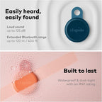 Chipolo LOOP - Rechargeable Bluetooth Tracking tag, Item Locator for Keys & Bags, Compatible with Apple Find My or Find Hub on Android, Out of Range Alerts for Android & Call Your Phone