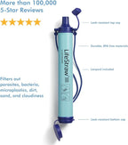 LifeStraw Personal Water Filter for Hiking, Camping, Travel, and Emergency Preparedness