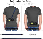 Rechargeable Spotlight Flashlight, High Lumens Handheld Spotlight,LED Searchlight with Shoulder Strap and USB Output for During Hurricane,Emergency, Storms, Outages,Hunting, Hiking, Camping(Black1)