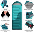 Sleeping Bags for Adults&Kids,Lightweight Waterproof Warm Weather Sleeping Bag,Compact Portable Sleeping Bag for Camping,Essentials Gear for Camping Hiking Outdoor Travel