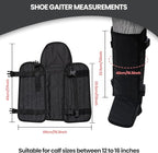 Leg Gaiters- Leg Guards and Boot Gaiter for Men & Women, with 1000D Wear Resistantand Snowproof and Waterproof Leg Protectors, Gaiters for Hiking and Hunting