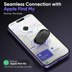Air Tracker Tags-4 Pack: Bluetooth Tracker Work with Apple Find My (iOS only), Smart Tag Keys Finder Tracking Tags and Item Locator for Luggage Tracker, Bags, Wallet, Travel