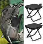 Portable Collapsible Stool & Folding Chair, Lightweight Portable Chair for Adults, Holds Up to 250LBS, Small Camping Stool for Hiking & Fishing
