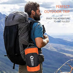 Ultralight Down Sleeping Bag for Adults - 600 Fill Power, Cold Weather, Backpacking, Camping, Hiking