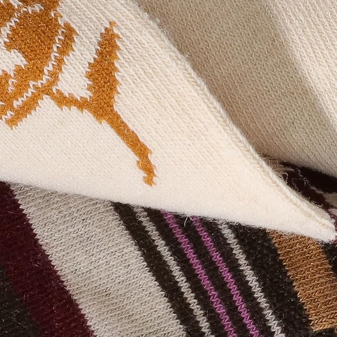 EnerWear 4 Pack Women's Merino Wool Outdoor Hiking Trail Crew Sock