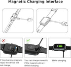 VeryFit Smart Watch Charger USB Magnetic 2 Pin Smartwatch Replacement Charging Cable Cord (2 Pack)