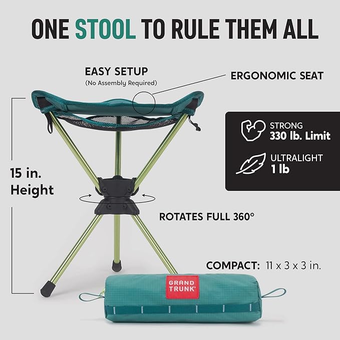 Grand Trunk Compass 360° Stool (Green)