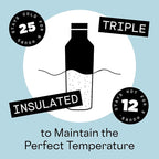 Corkcicle Disney Princess Jasmine Insulated Canteen Travel Water Bottle, Triple Insulated Stainless Steel, Keeps Beverages Cold for 25 Hours or Warm for 12 Hours, 20oz