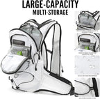 Hydration Pack Backpack, Lightweight Water Backpack with 2L Leakproof Hydration Bladder Daypack for Men Women,Running Hydration Vest for Outdoor Trail