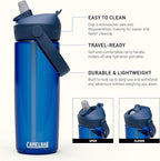 CamelBak Thrive Flip Straw Tritan Renew Water Bottle Oxford, 20oz