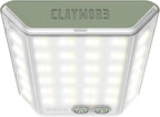 CLAYMORE 3Face Mini (Moss Green) - Lightweight and Portable LED Area Light for Outdoors, Camping, Tent, Emergency, and Industrial Use. Rechargeable Lantern with USB-C, Up to 60 Hours Battery Life.