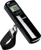 BAGAIL Digital Luggage Scale, 110lbs Hanging Baggage Scale with Backlit LCD Display, Portable Suitcase Weighing Scale, Travel Luggage Weight Scale with Hook, Strong Straps for Travelers