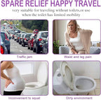 Female Urination Device, Reusable Female Urinal Silicone Women Pee Funnel Allows Women to Pee Standing Up, The Perfect Companion for Camping,Outdoor,Travel（Fuchsia）