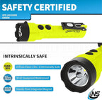 Nightstick XPP-5422GMX X-Series Intrinsically Safe Dual-Light Flashlight with Dual Magnets, Green/Black