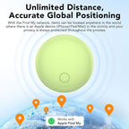 Air Tracker Tags 4-Pack, Item Finders Work for Apple Find My APP(iOS Only) Tracker Tags for Keys, Luggage, Backpack etc,Replaceable Battery Last 1 Year, Loud Beep, IP68 Waterproof with Holder