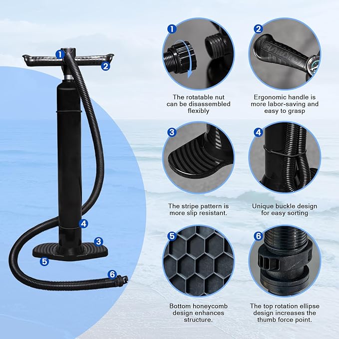 FunWater Stand Up Paddle Board Ultra-Light Inflatable Paddleboard with SUP Accessories for Adults & Youth of All Skill Levels