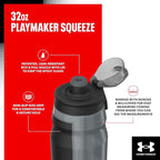 UNDER ARMOUR 32oz Playmaker Squeeze Water Bottle
